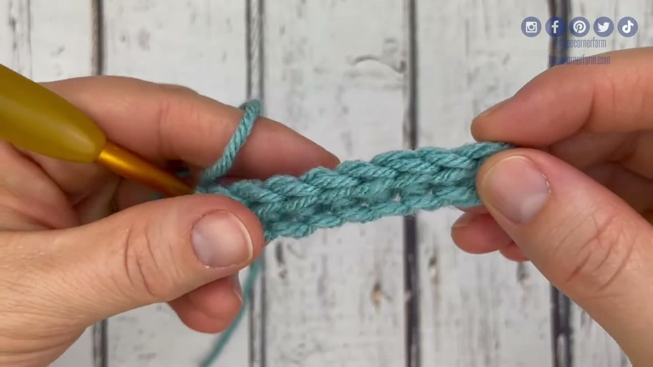 Step 7: Check What the Finished Row Looks Like - How to Slip Stitch in Crochet