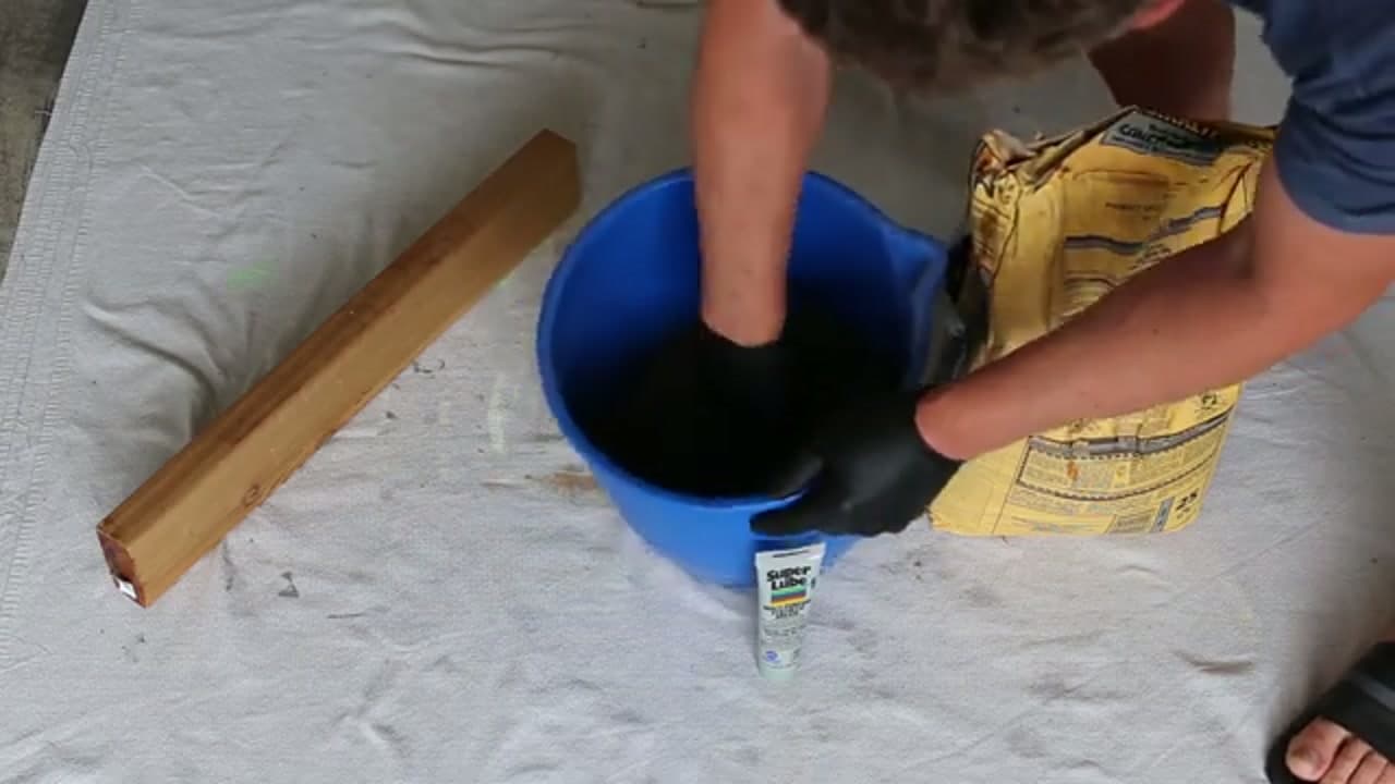 Step 3: Mix the Concrete - How to Make a Concrete Bowl