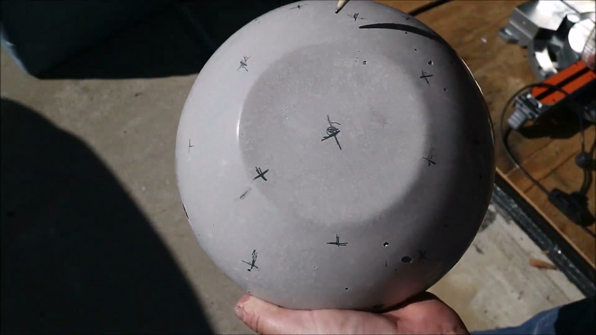 Step 4: Release the Cap - How to Make Concrete Mushrooms for the Garden
