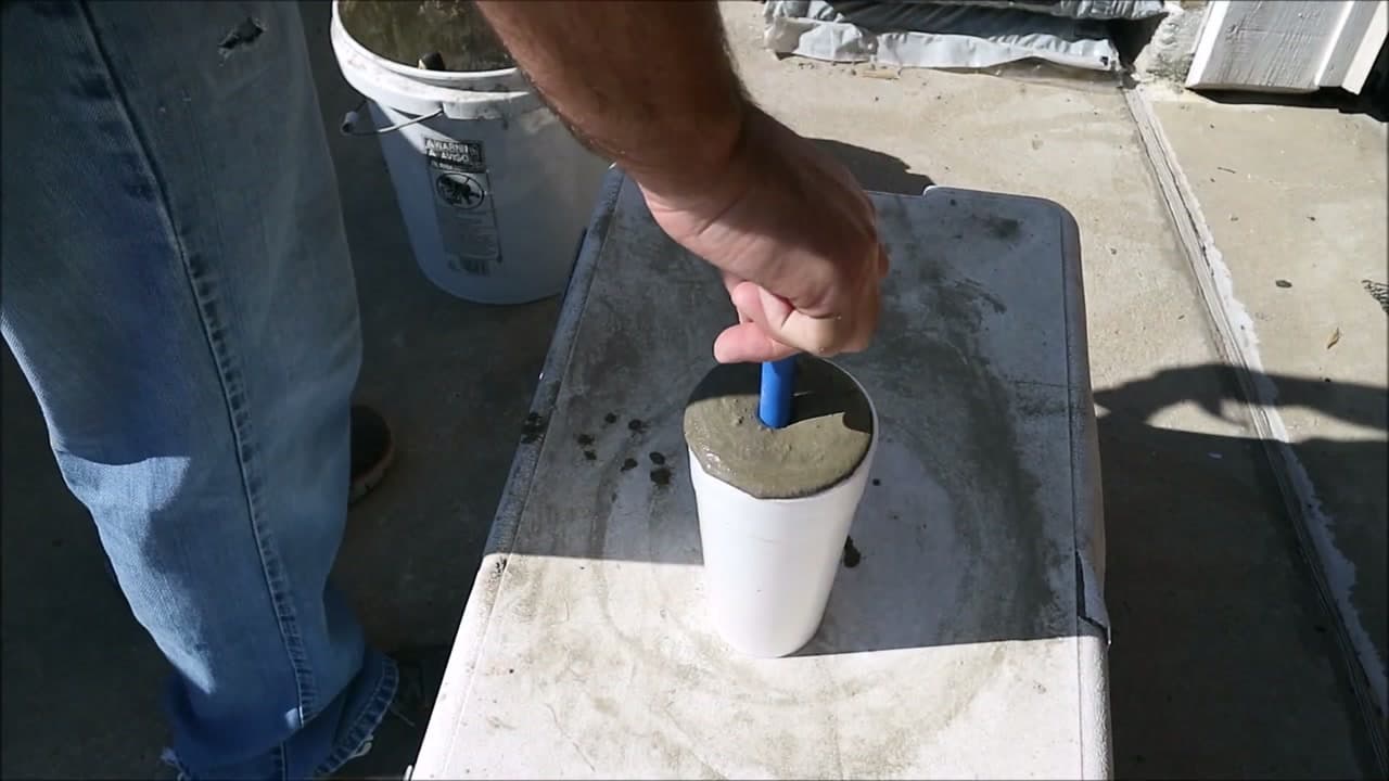 Step 8: Cast the Stem - How to Make Concrete Mushrooms for the Garden