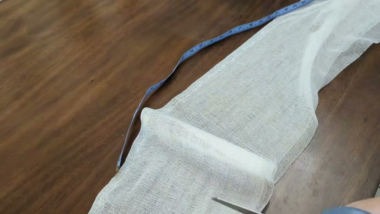 Step 2: Step 2: Cut a 3-Foot Square of Cheesecloth
