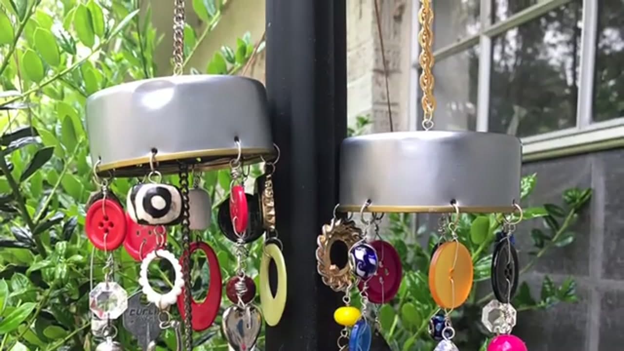 The finished result: How to Make a Wind Chime