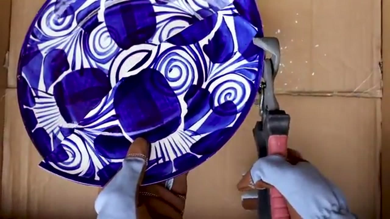 Step 2: Step 2: Break the Plate with Tile Nippers