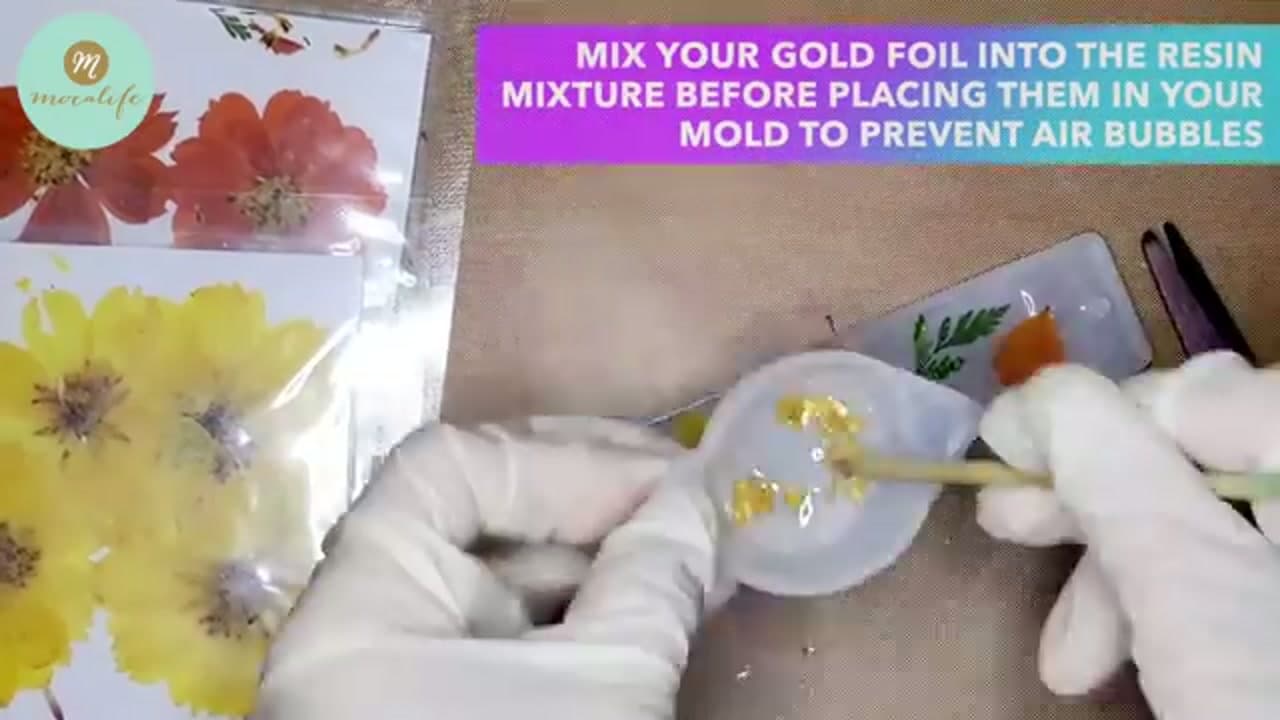Step 3: Step 3: Add Gold Foil for Sparkle