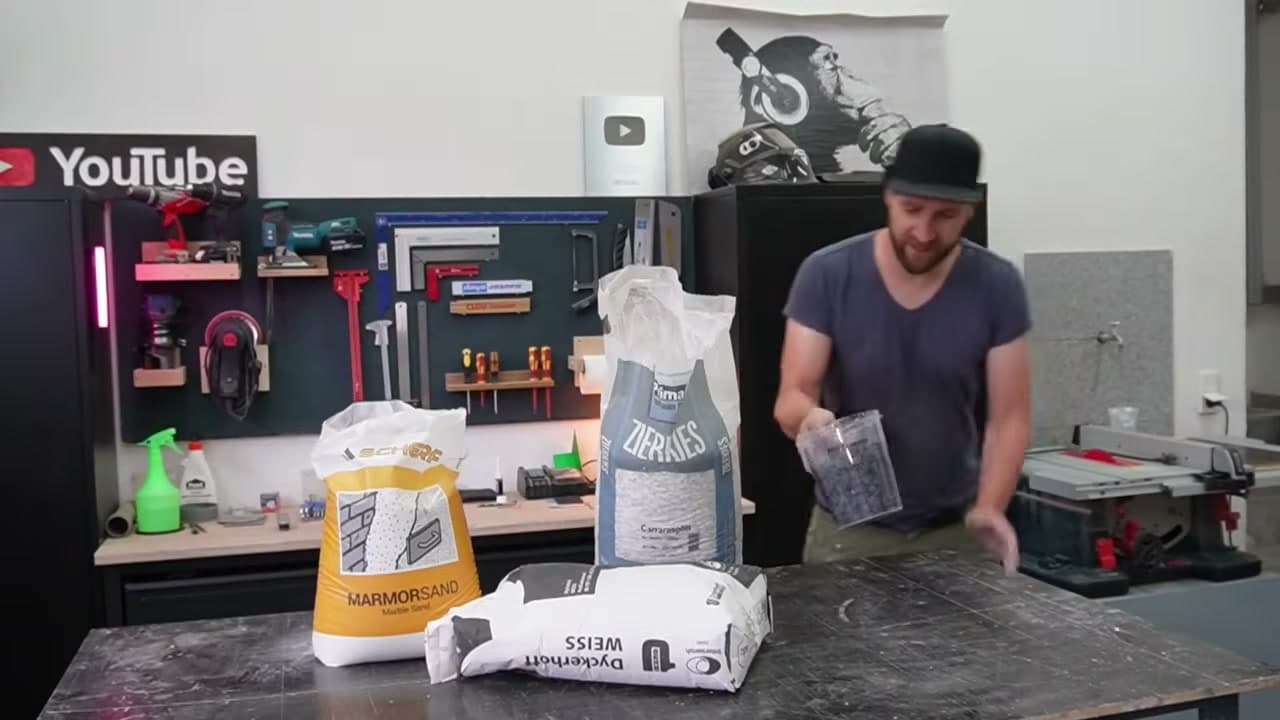 Step 1: Choose Your Cement, Sand and Aggregate - How to Make Terrazzo