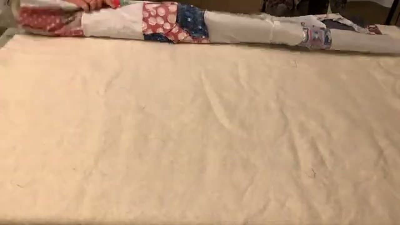 Step 1: Step 1: Spray-Baste the Quilt Sandwich