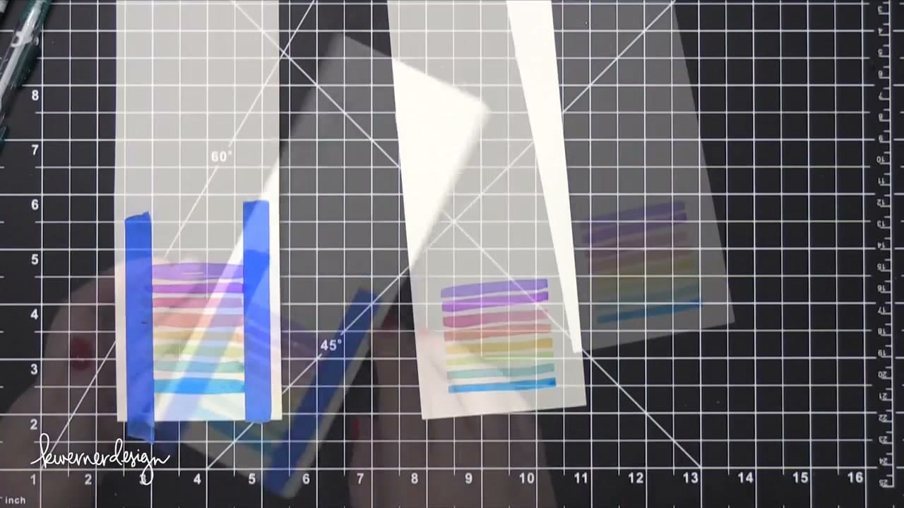 Step 6: Peel the Tape and Reveal Clean Edges - How to Make a Card: Beginner's Guide to Handmade Greeting Cards