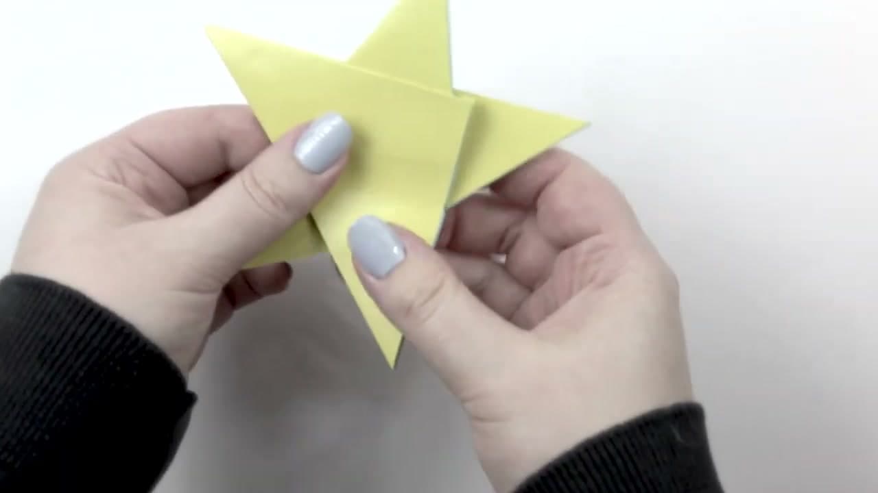 How to Make a Paper Star in 6 Easy Folds