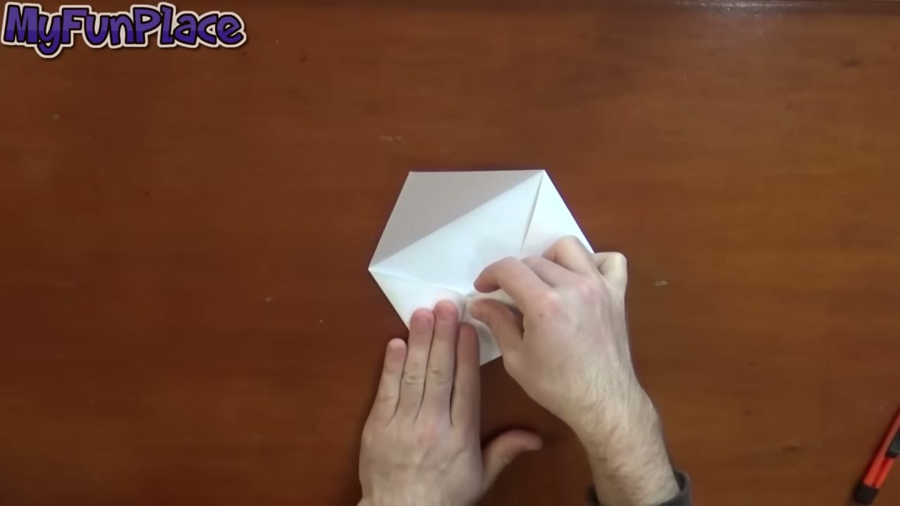 The finished result: How to Make a Paper Envelope