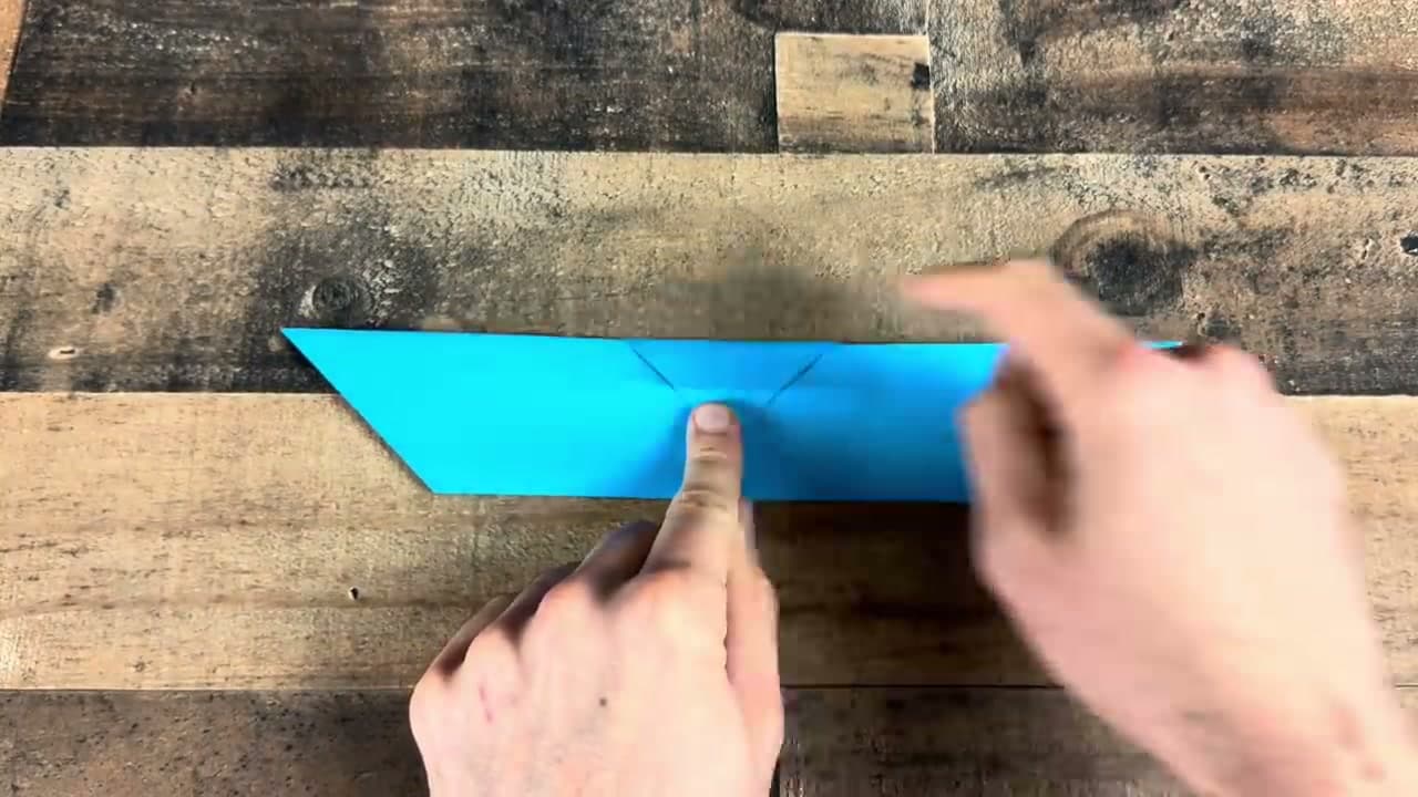 Step 4: Step 4: Fold Into a Long Narrow Band