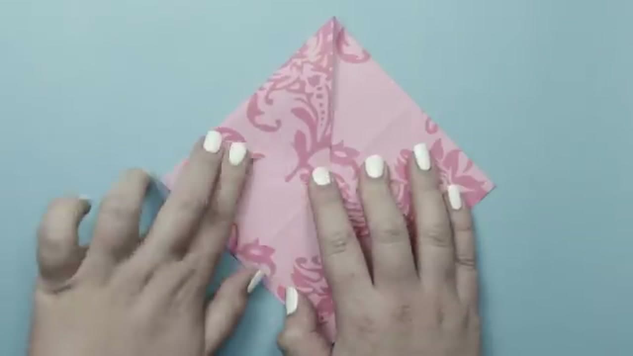 Step 2: Step 2: Fold All Four Corners to the Center