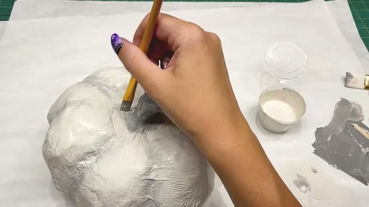 Step 10: Paint It - How to Make Paper Mache Pumpkins