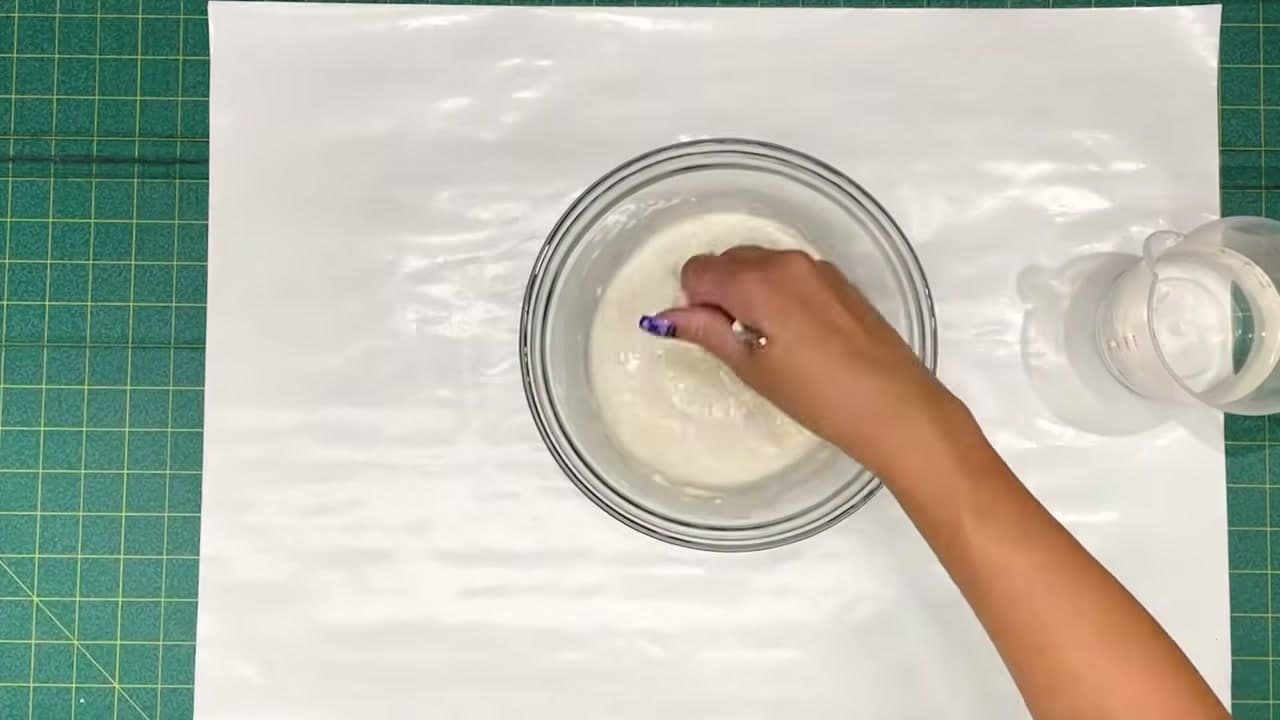 Step 4: Tear the Paper and Mix the Paste - How to Make Paper Mache Pumpkins
