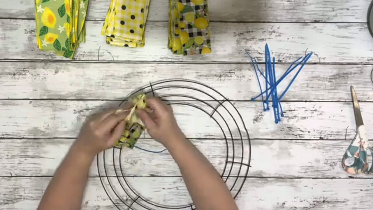 Step 4: Attach the Strips With Zip Ties