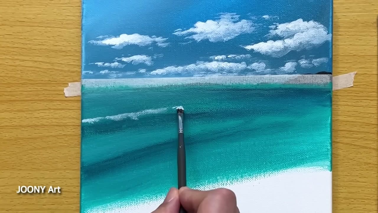 Step 4: Step 4: Layer the Teal Ocean Bands