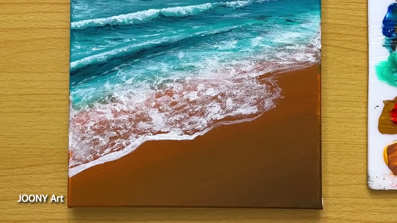 Step 7: Step 7: Detail the Shoreline Foam