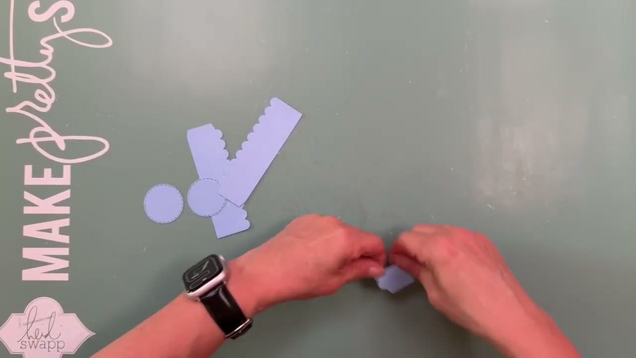 Step 2: Step 2: Cut Three Strips per Rosette