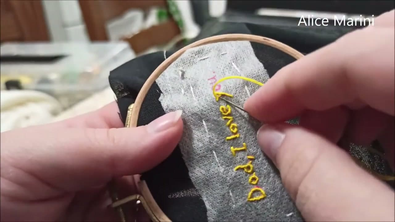 Step 7: Step 7: Finish the Last Letter and Tie Off