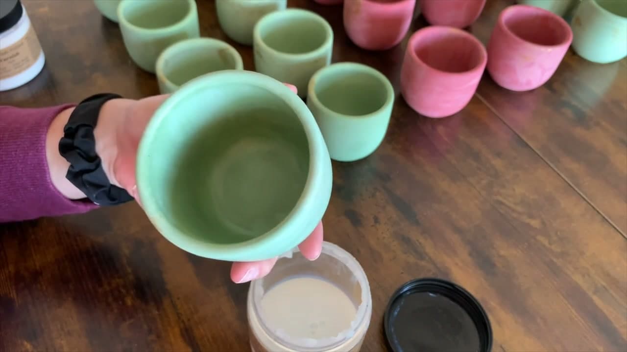 The finished result: How to Seal Concrete Crafts (Indoor and Outdoor Sealers)
