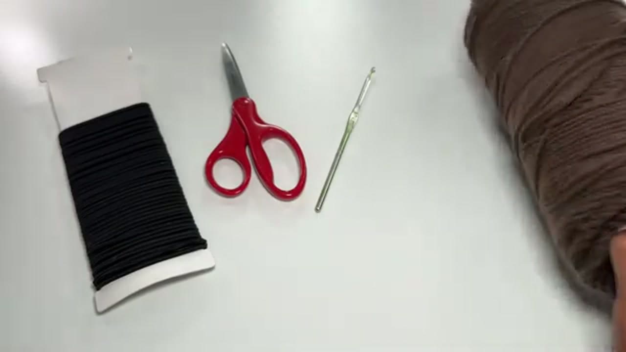 Step 1: Step 1: Gather Your Yarn, Hook, and Hair Tie