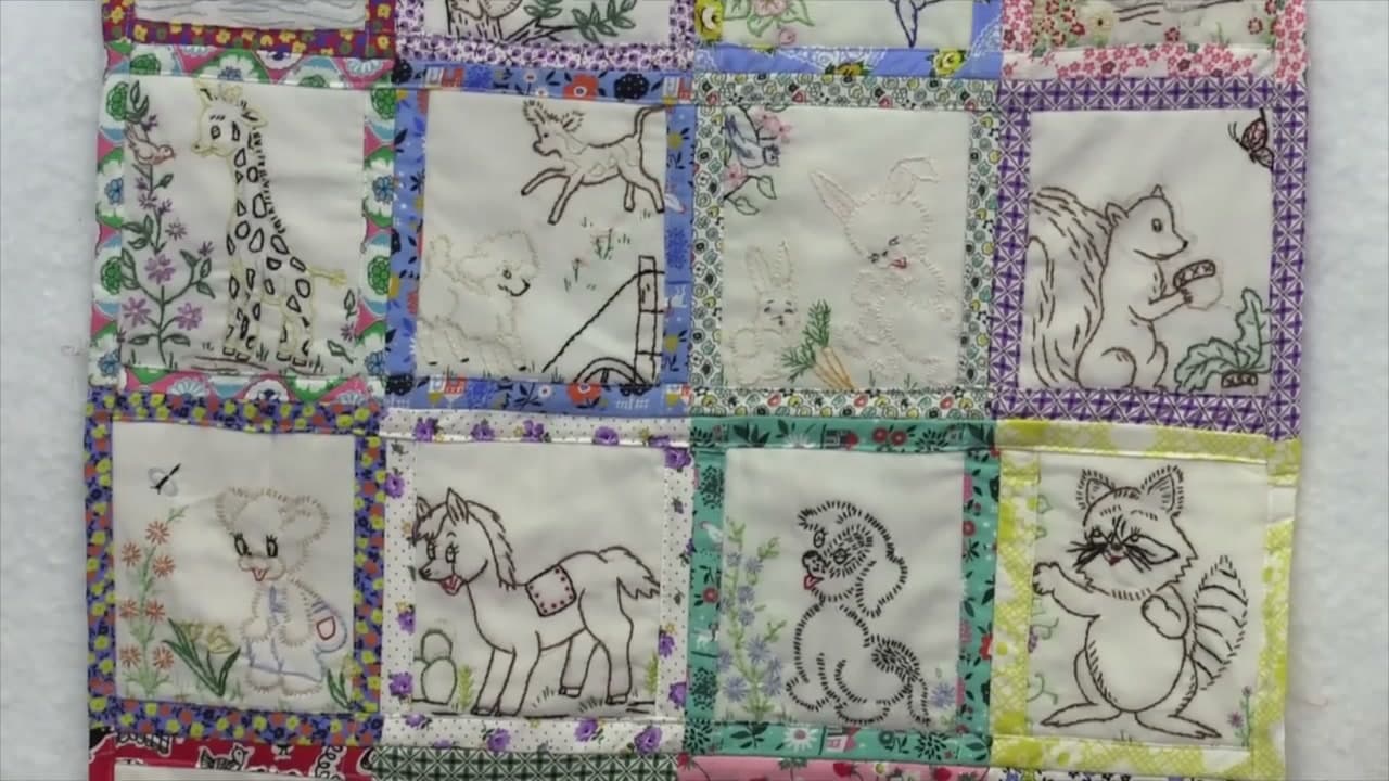 Step 1: Gather Your Blocks, Batting, and Background Fabric