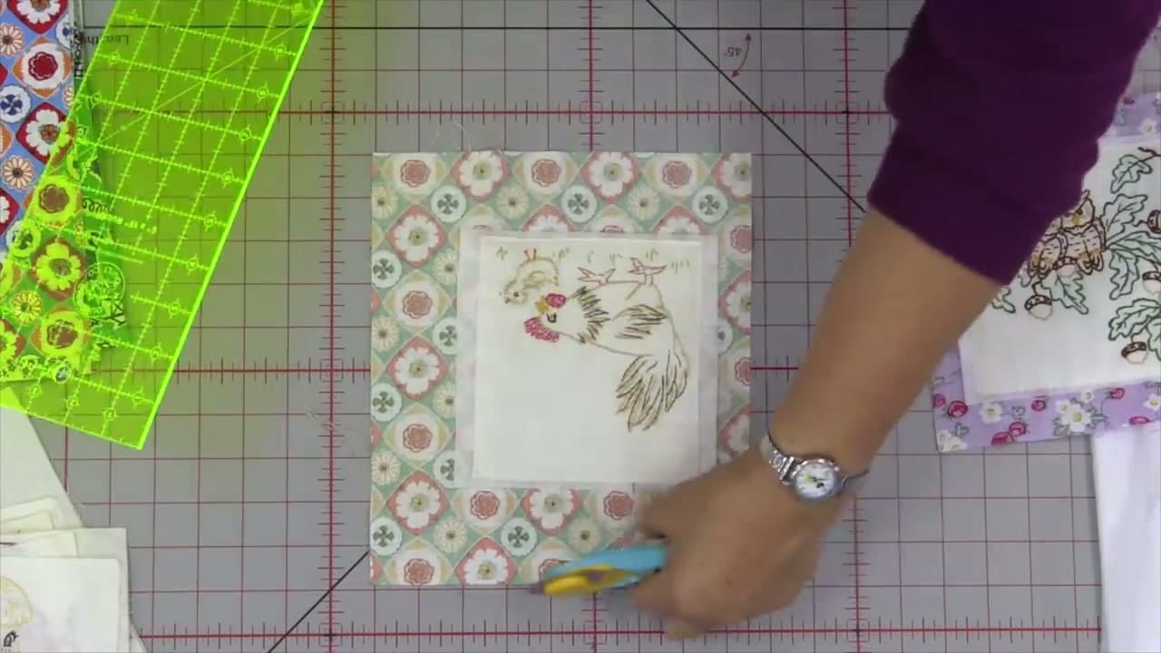 Step 4: Trim the Background to a One-Inch Border