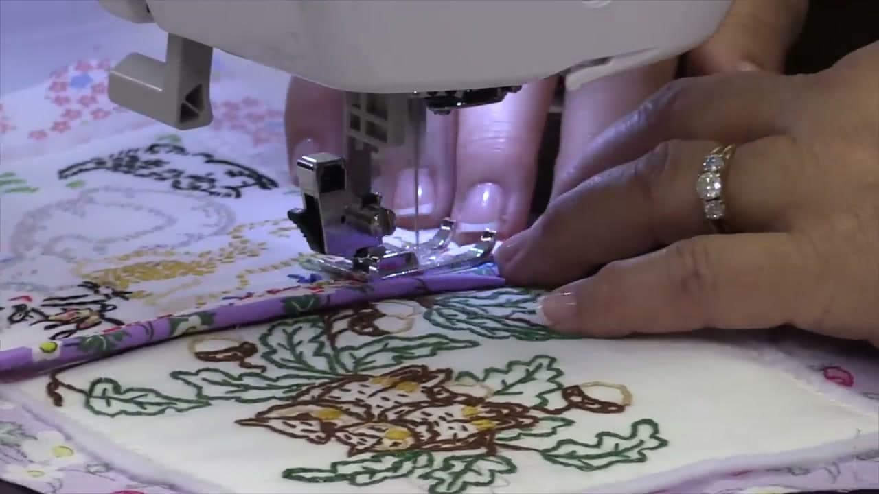 The finished result: How to Sew Quilt Squares Together (Quilt-As-You-Go Method)