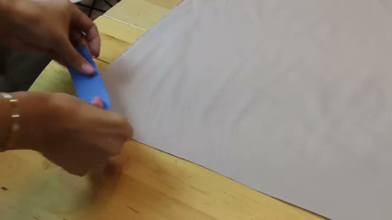 Step 3: Step 3: Tape the Backing Down