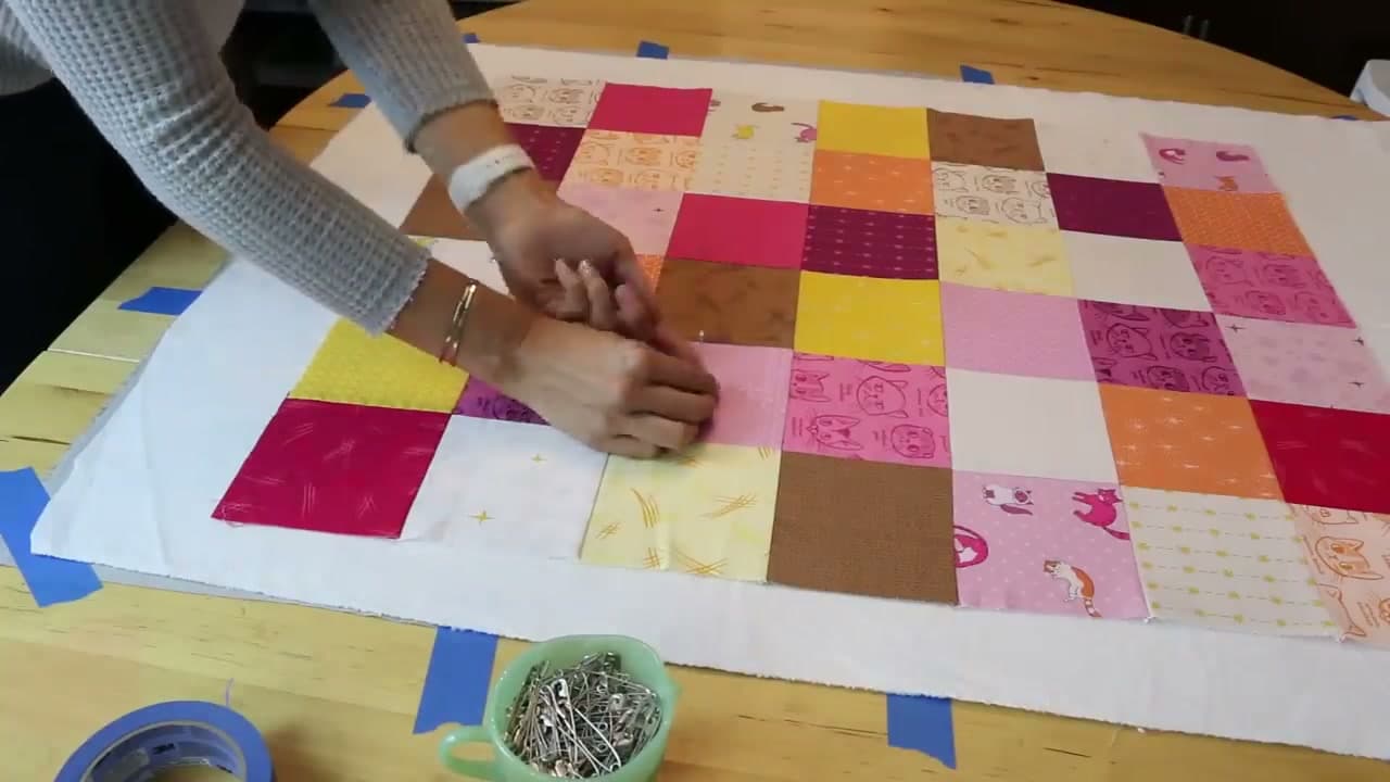 Step 6: Step 6: Start Pinning from the Center