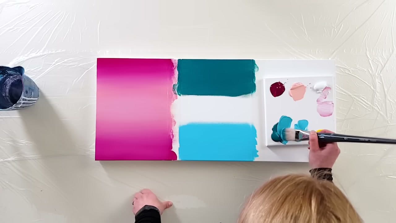 Step 6: Step 6: Mix the Middle Tone on the Palette