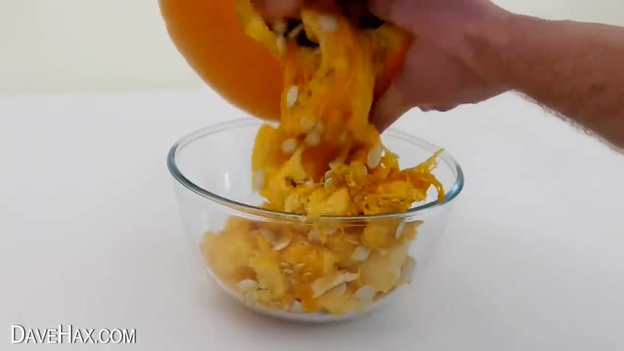 Step 3: Scoop Out the Seeds and Pulp