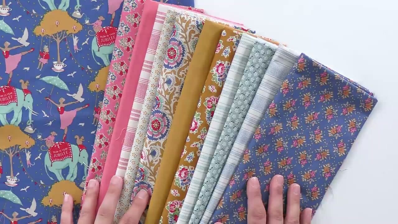 The finished result: How to Choose Quilting Fabric (A Quilter's Fabric Pull Walkthrough)