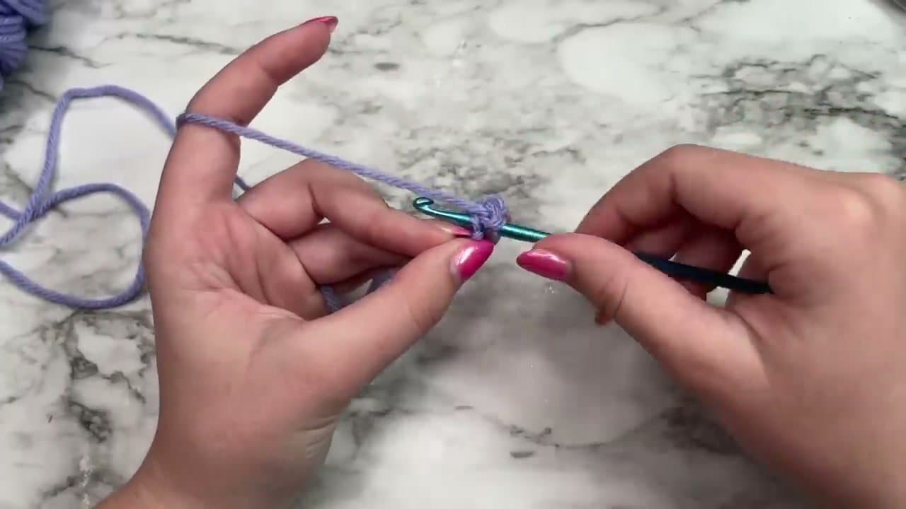 Step 3: Slip Stitch into the First Chain to Form a Ring