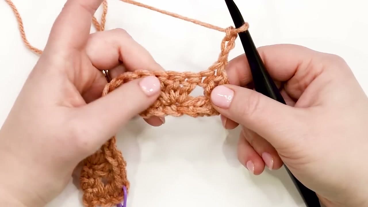 Step 5: Step 5: Work Row 3 between the clusters