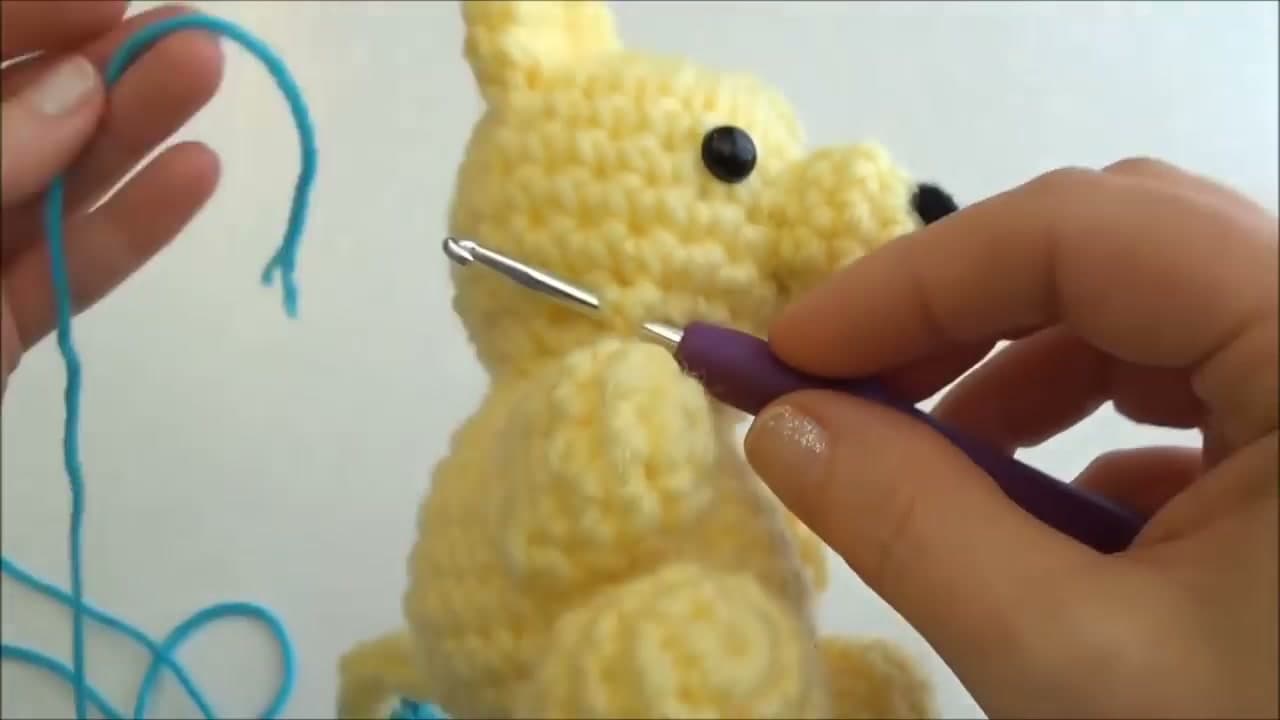 Step 3: Add the Eyes and Stitch the Face - How to Crochet a Lion (Beginner Amigurumi)