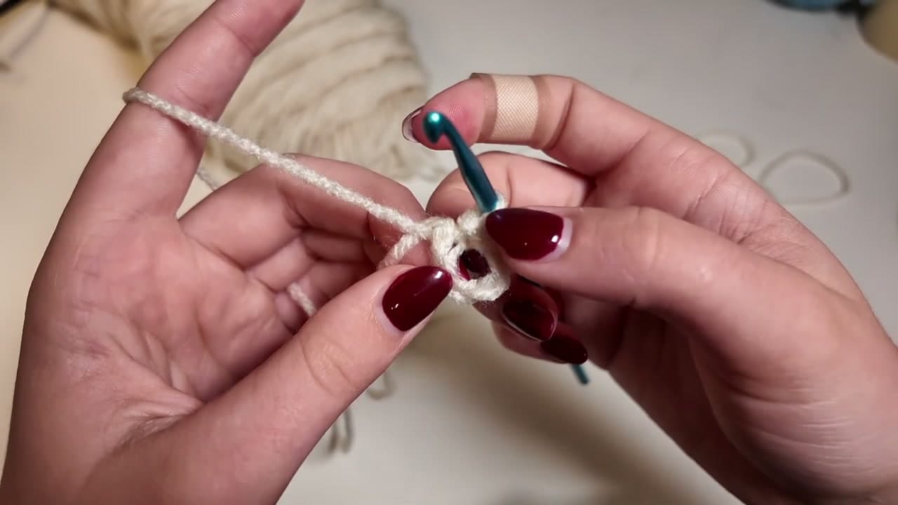 Step 2: Step 2: Chain 6 and Slip Stitch Into a Ring