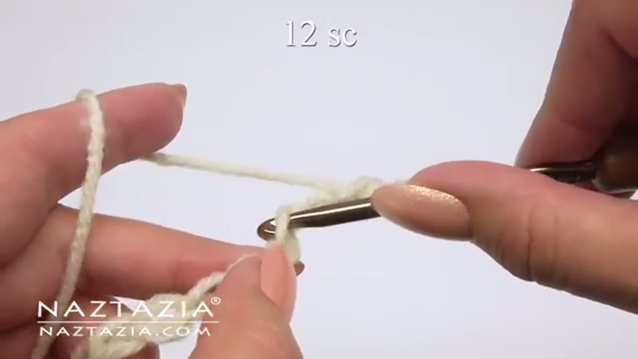 Step 2: Step 2: Work 12 Single Crochet and Place a Marker