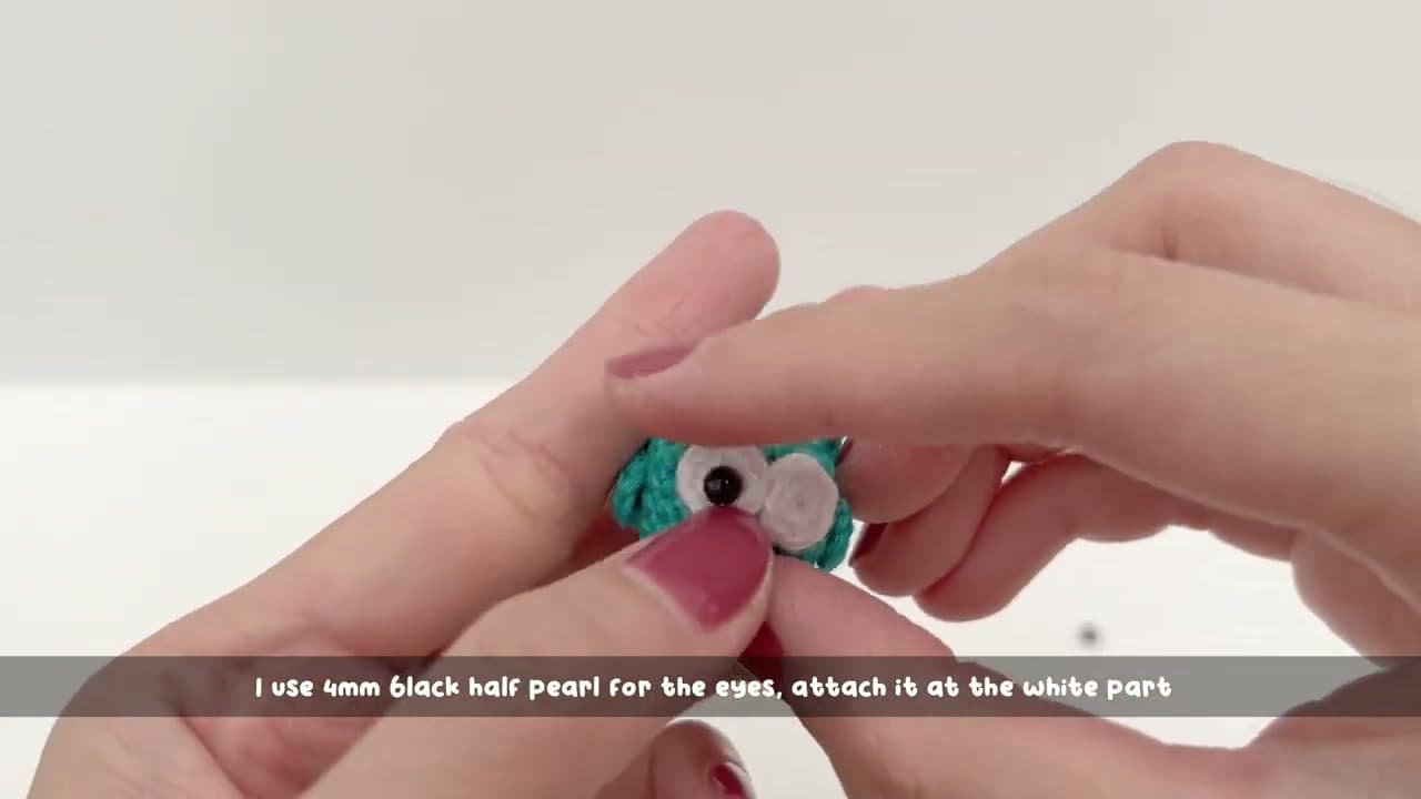 The finished result: How to Crochet an Owl (Tiny Amigurumi Pattern, Step by Step)