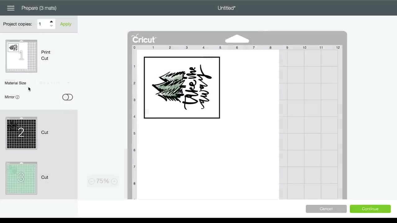 The finished result: How to Cut SVG Files with Cricut (Upload + Cut Tutorial)