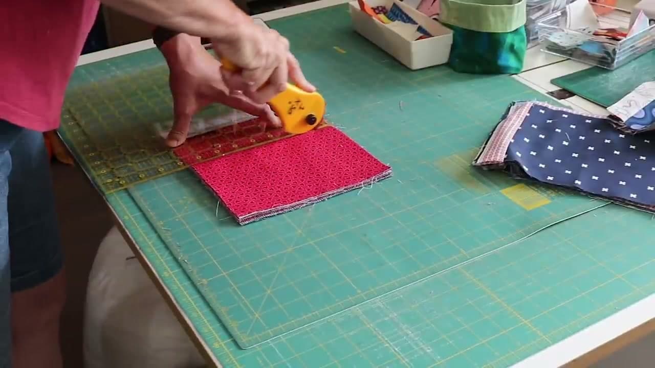 Step 3: Press the Fabric Flat and Fold Selvage-to-Selvage