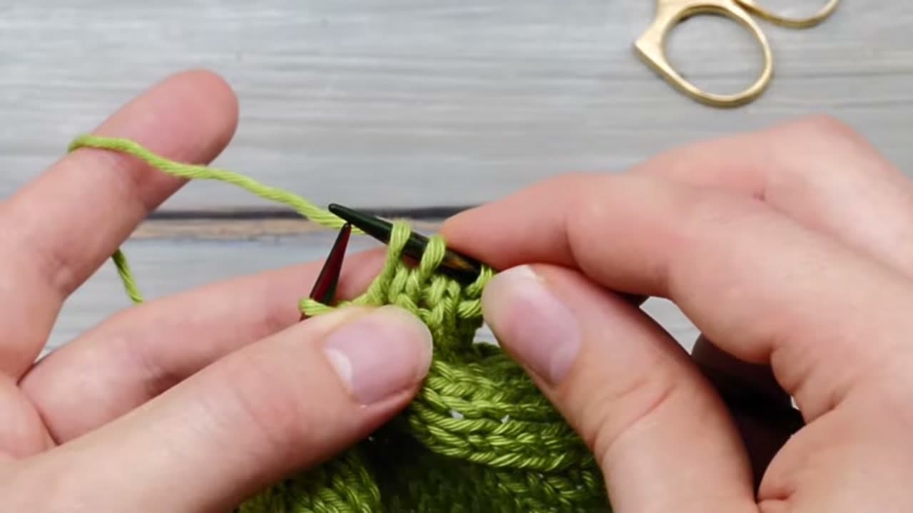 Step 4: Slip Two Stitches Knitwise Onto the Right Needle - How to Decrease in Knitting - K2tog, SSK and Two More