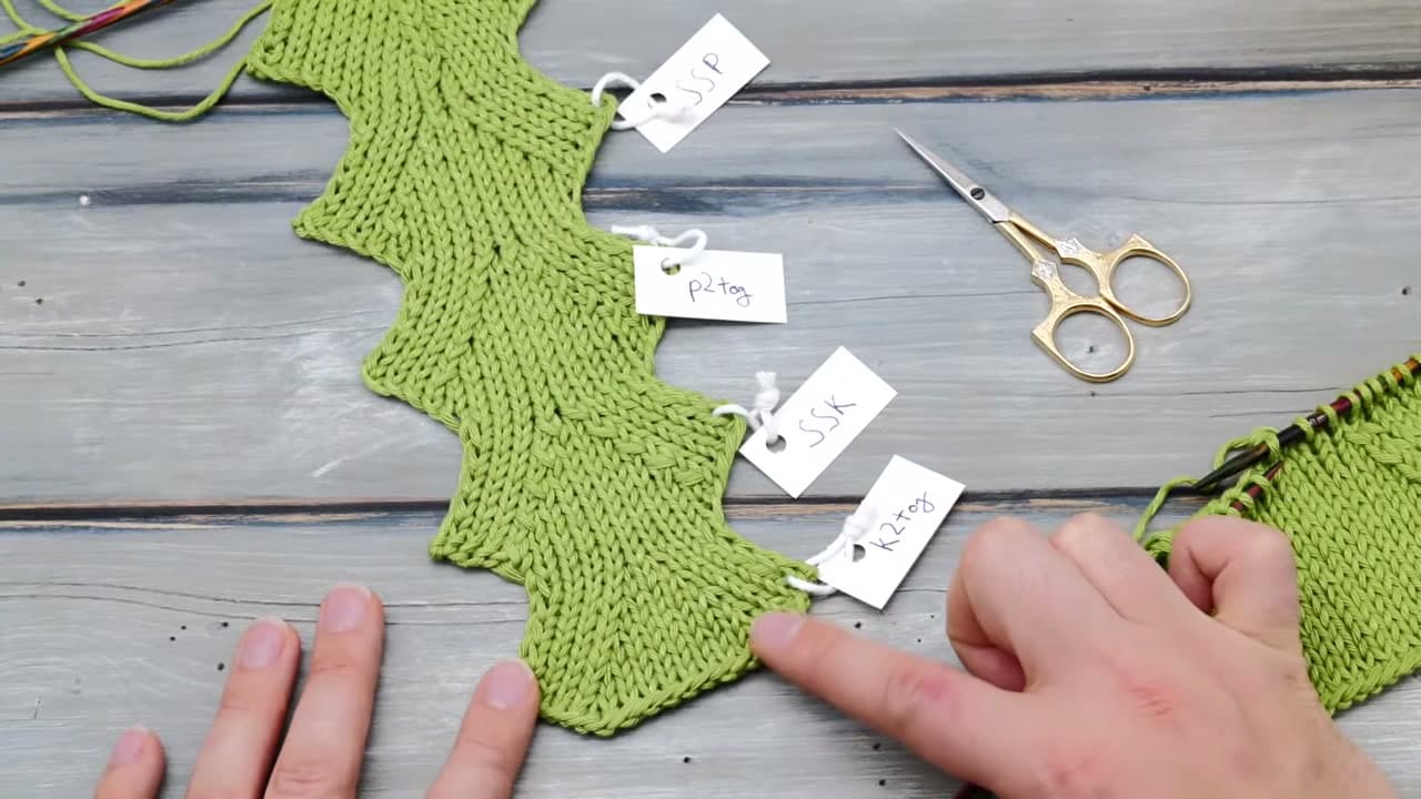 How to Decrease in Knitting - K2tog, SSK and Two More