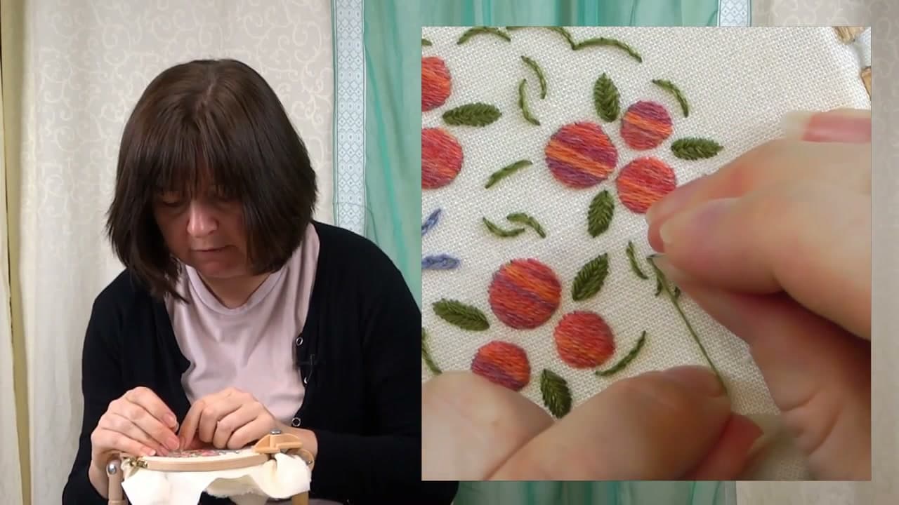 The finished result: How to Do Stem Stitch - Embroidery for Beginners
