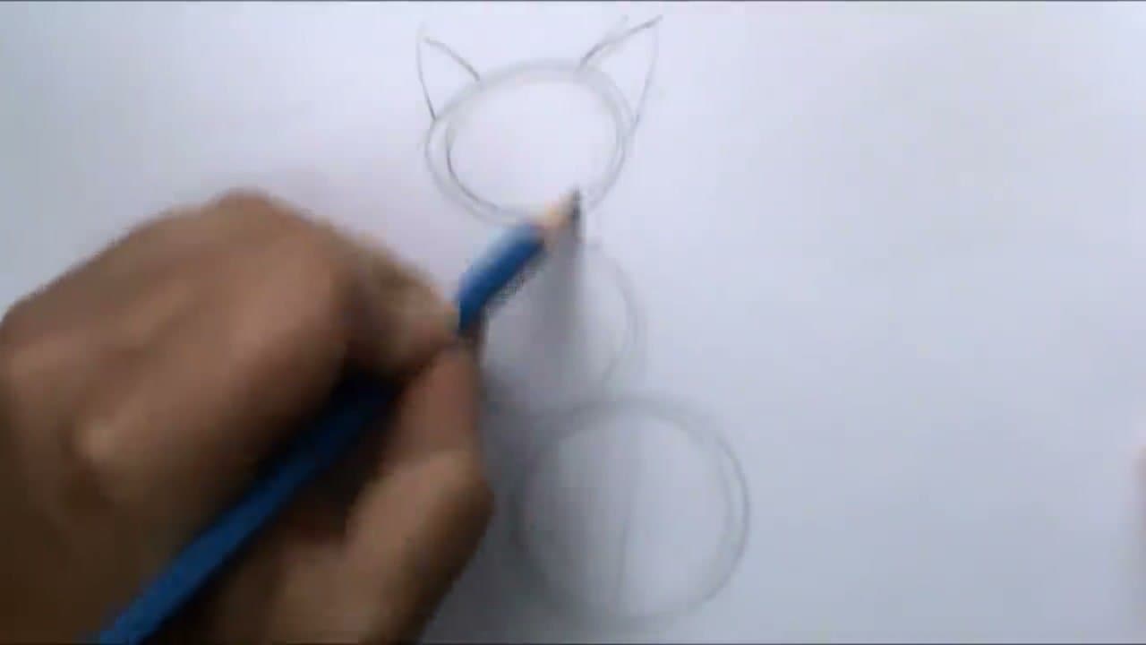 Step 3: Step 3: Add Ears and the Spine Line