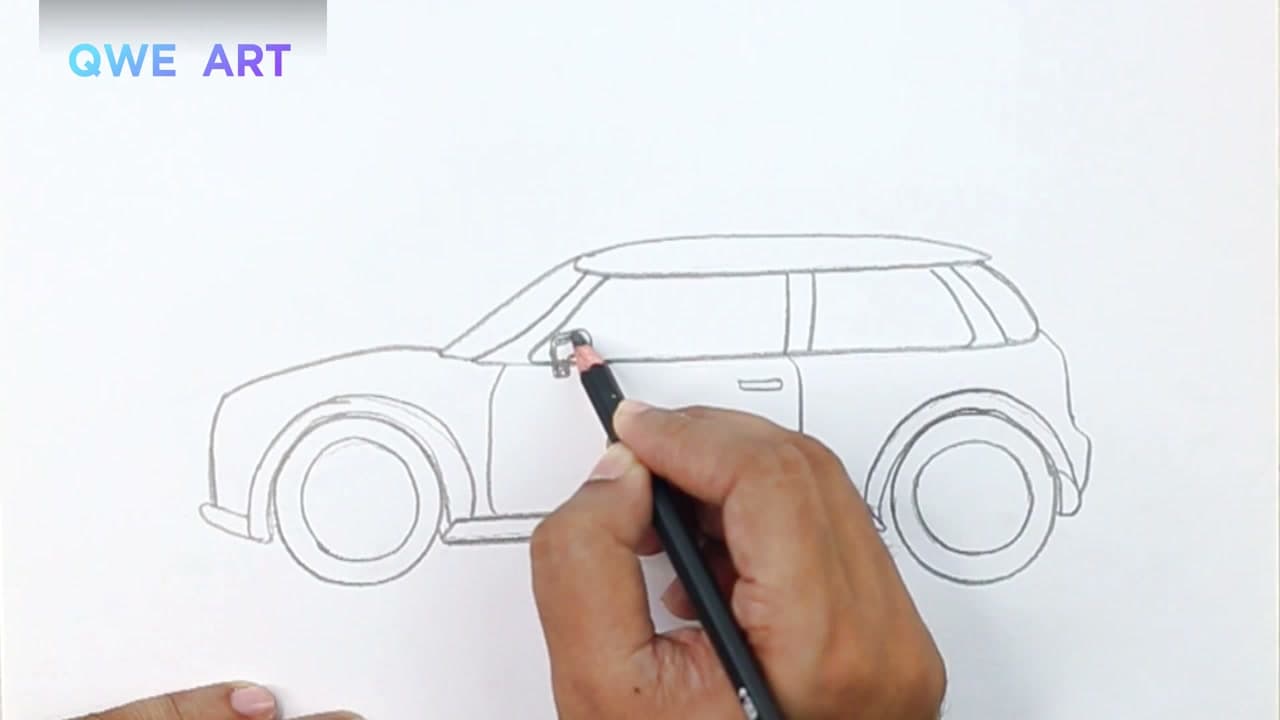 Step 5: Step 5: Add Doors, Handles, and the Side Mirror