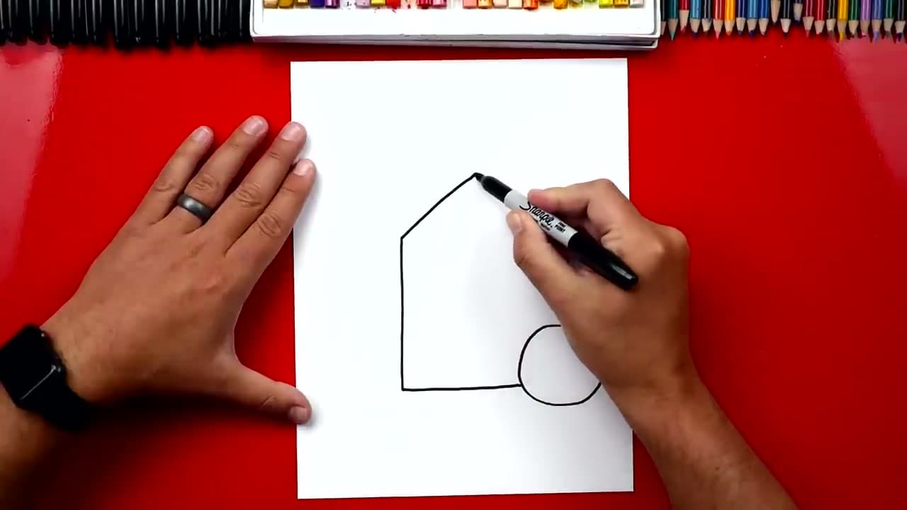 Step 2: Step 2: Add the Walls and the Peak