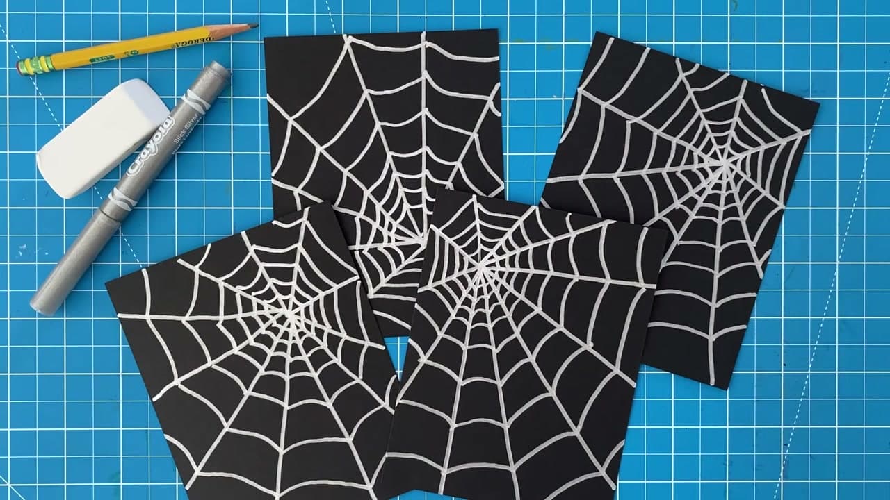 How to Draw a Spider Web