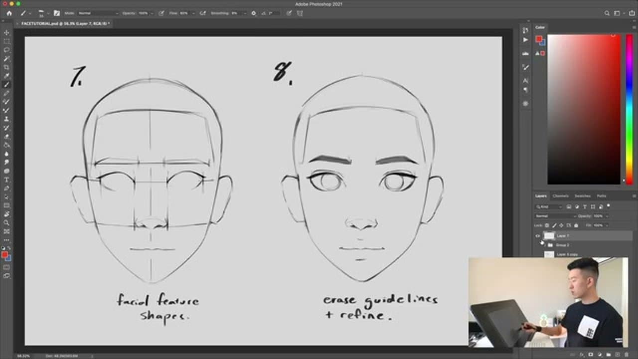 How to Draw a Face: Beginner Proportions Guide