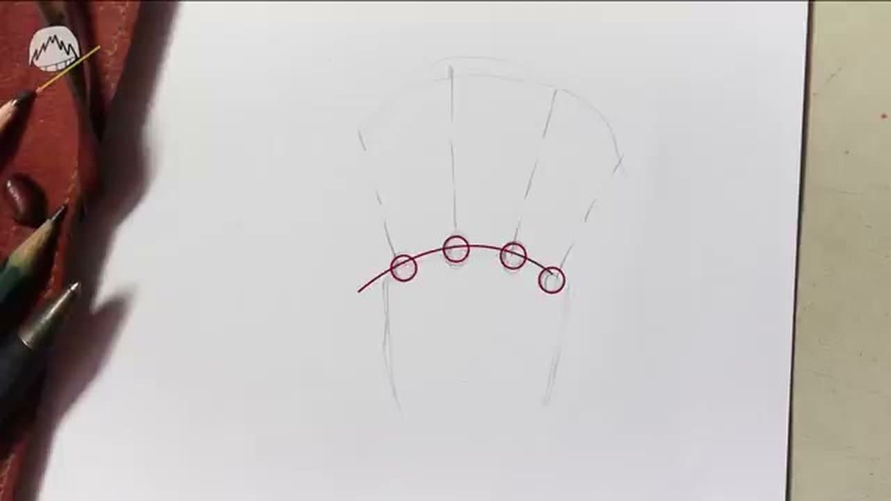 Step 4: Step 4: Place Knuckles Along a Curved Fan