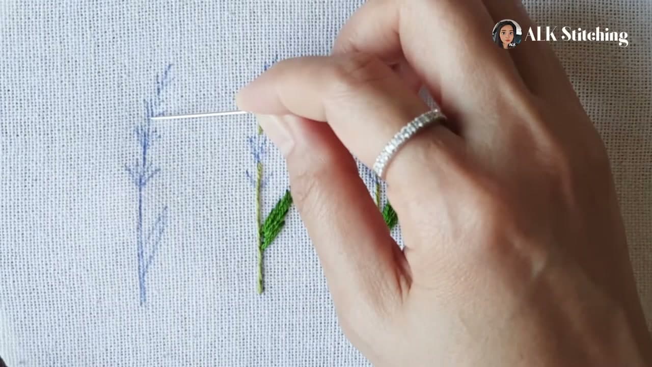 Step 2: Step 2: Hoop the Fabric and Thread the Needle
